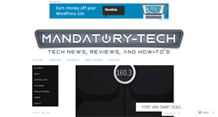 Desktop Screenshot of mandatory-tech.com